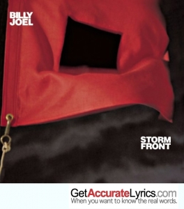 Shameless song lyrics by Billy Joel from the album Storm Front.